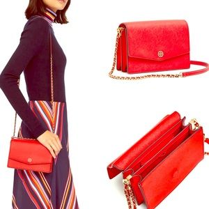 NWT Tory Burch Robinson Convertible Mini Bag